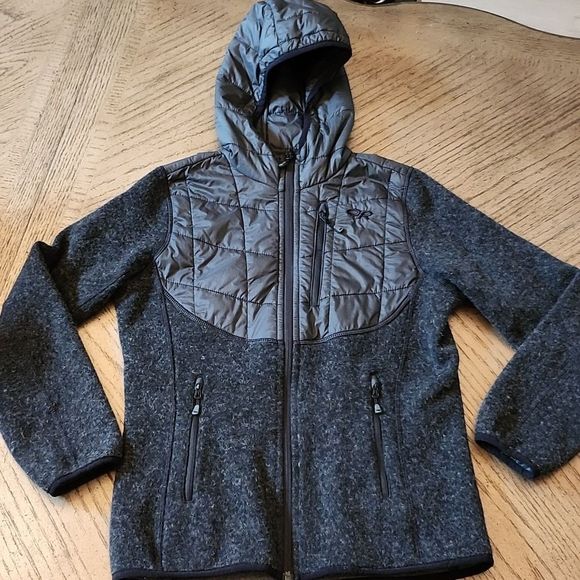 Outdoor Research Jackets & Blazers - Wool hybrid hooded gray jacket Outdooe Research size S